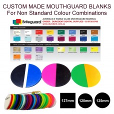 CUSTOM MADE Mouthguard Blank 4mm or 5mm - Non Standard Colour Combinations - SPECIAL ORDER ITEM 2-4 Days Direct From Manufacturer
